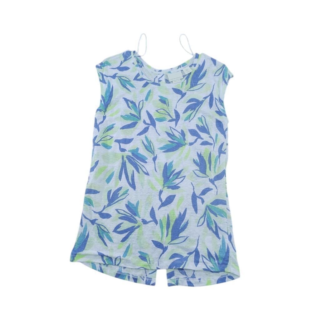 Cynthia Rowley Tropical Sleeveless Mini Dress Spaghetti Straps Size S‎ Linen